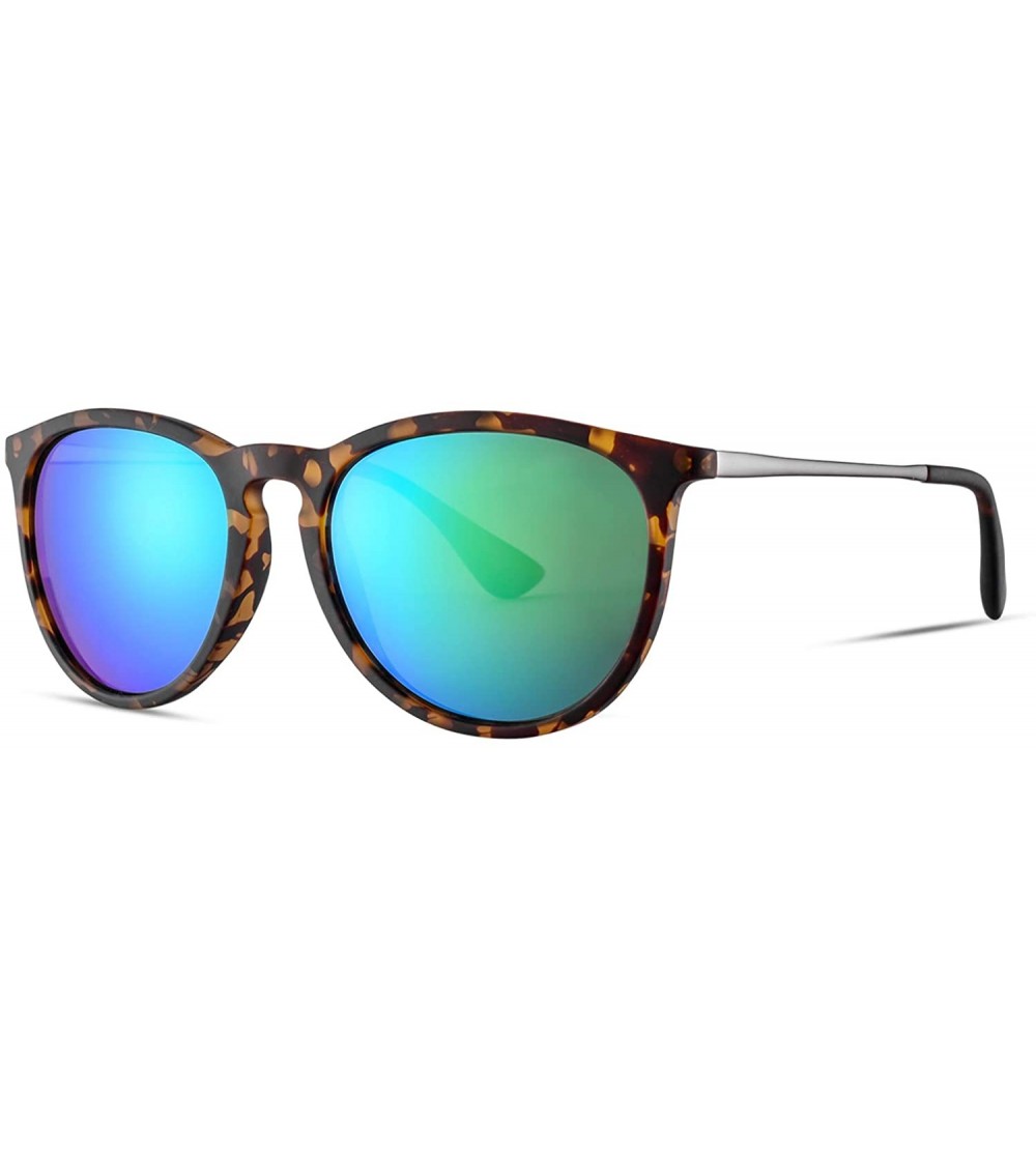 Square Vintage Fashion Sunglasses Unisex Polarized UV400 Lens MS51921 - CI195TXROSR $28.72