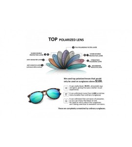 Square Vintage Fashion Sunglasses Unisex Polarized UV400 Lens MS51921 - CI195TXROSR $28.72