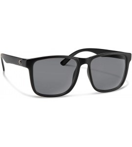 Square Wyatt Sunglasses - Matte Black / Gray - CY18QA05IOA $30.09