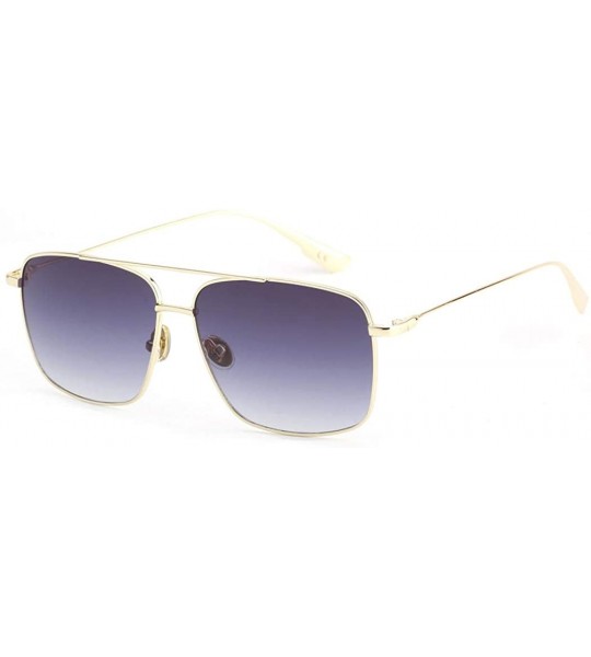 Aviator 2019 new sunglasses unisex - small square sunglasses fashion sunglasses tide - E - CU18SHS596Z $76.55