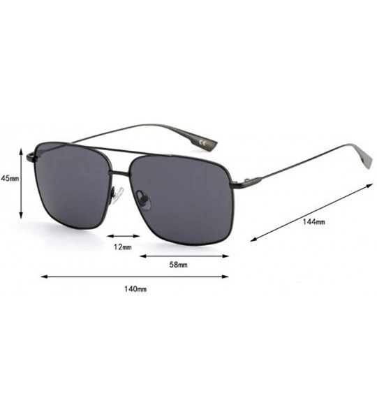 Aviator 2019 new sunglasses unisex - small square sunglasses fashion sunglasses tide - E - CU18SHS596Z $76.55