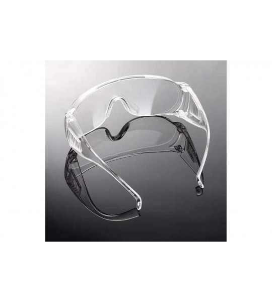 Goggle Glasses Multifunctional Transparent Glasses Dustproof Windproof and Wentilated Sides - Transparent - C0196MCTZDQ $16.58