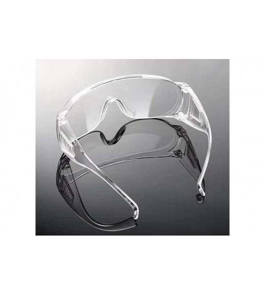 Goggle Glasses Multifunctional Transparent Glasses Dustproof Windproof and Wentilated Sides - Transparent - C0196MCTZDQ $16.58