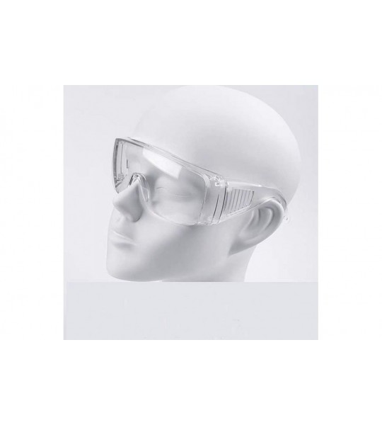 Goggle Glasses Multifunctional Transparent Glasses Dustproof Windproof and Wentilated Sides - Transparent - C0196MCTZDQ $16.58