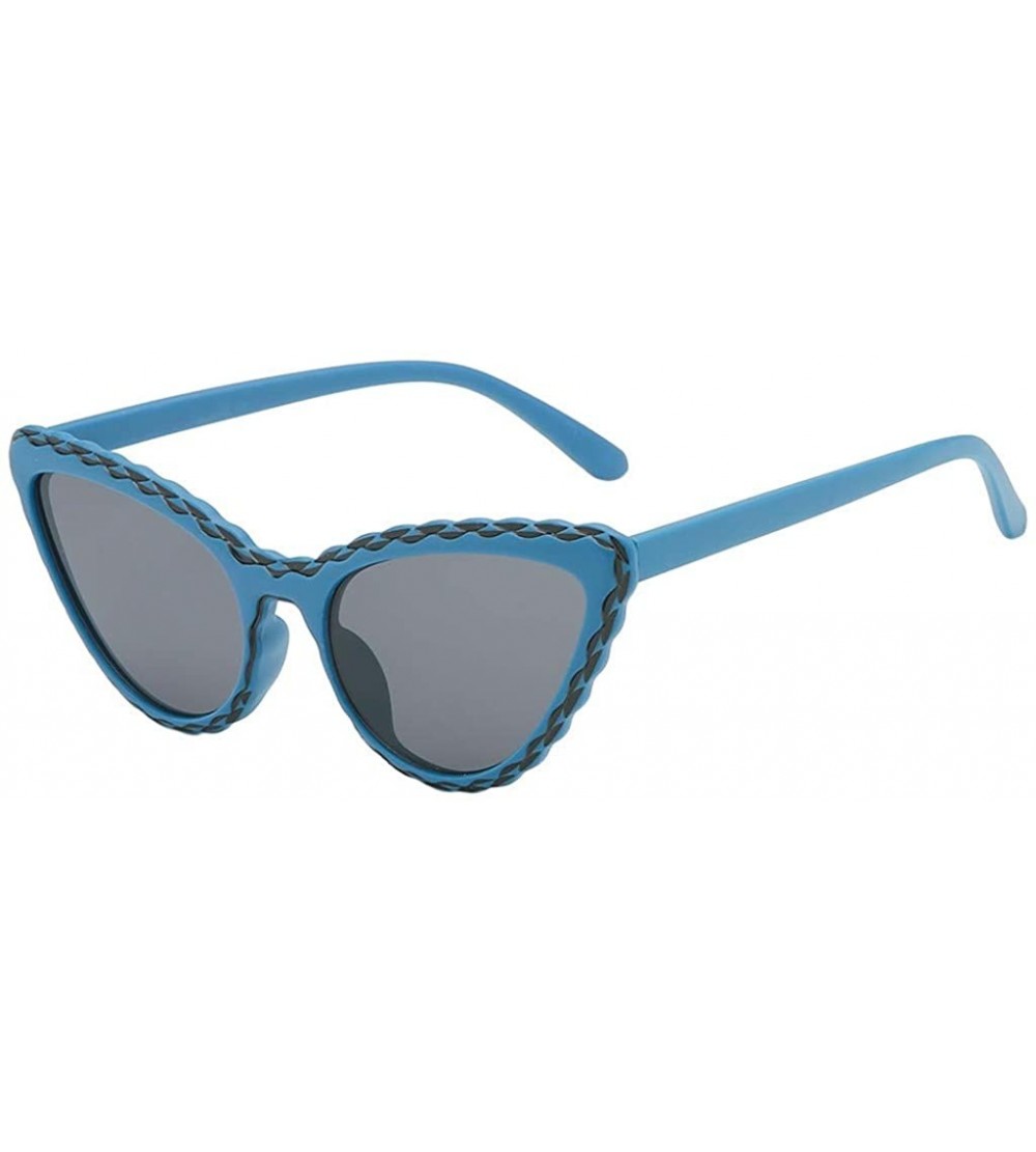 Round Womens Cat Eye Sunglasses GorNorriss - Gray Lens/Gray Frame - CE18QIAC8QS $16.71