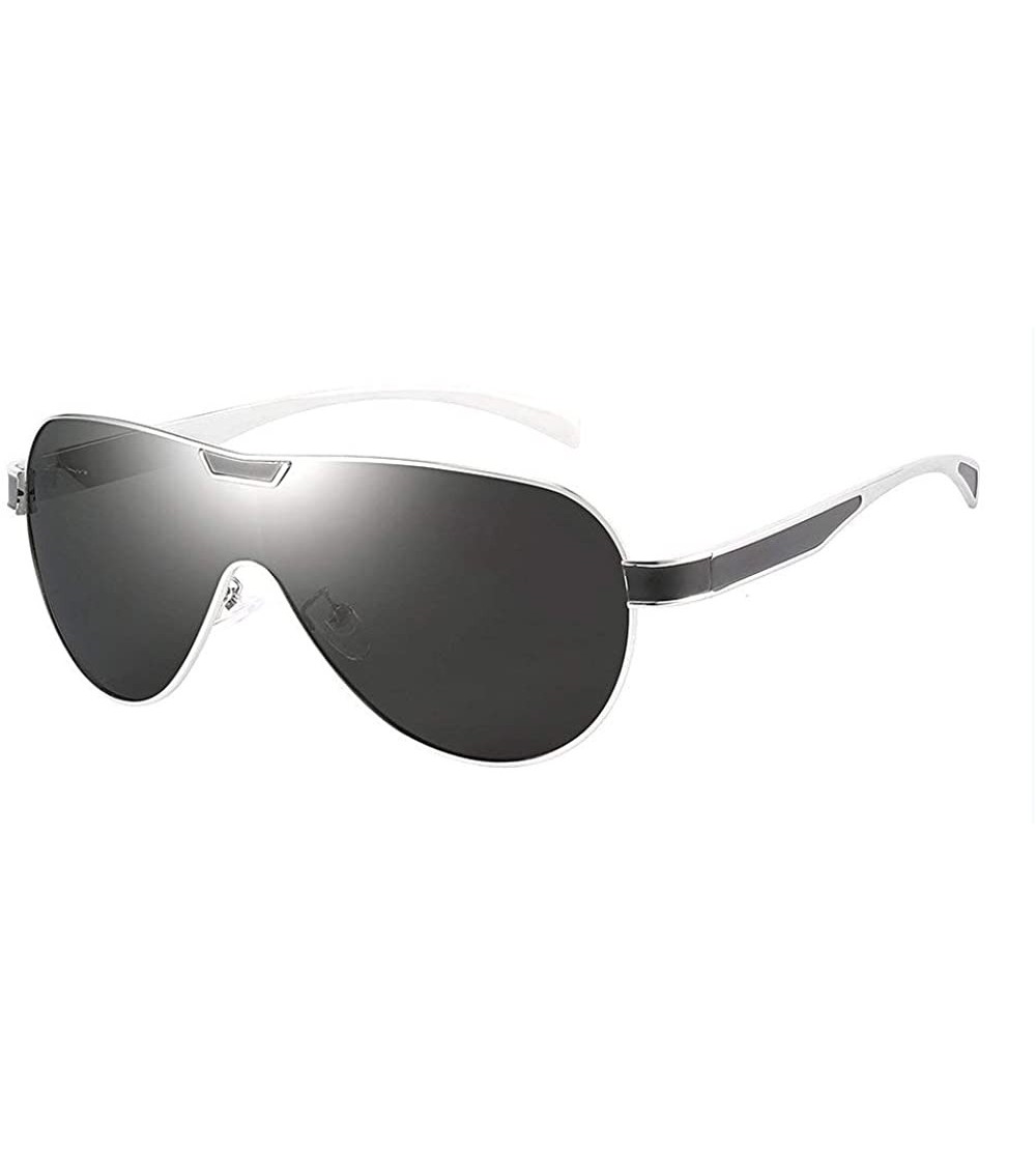 Square new men's polarized piece piece classic sunglasses fishing mirror driving polarized sunglasses UV400 - CU18U8GRMEU $25.28