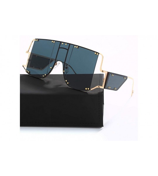 Oversized Oversized Fashion Sunglasses Glasses - Black01 - CW1980K8SOG $33.44