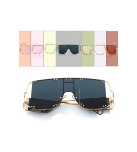 Oversized Oversized Fashion Sunglasses Glasses - Black01 - CW1980K8SOG $33.44