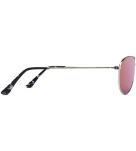 Aviator Baby Sea Polarized Aviator Sunglasses for Small to Medium Face 8017&8018 - Silver/Pink for Normal Face - CL18W7Y2359 ...