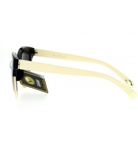 Square VG Occhiali Womens Sunglasses Luxury Designer Style Quality Shades UV 400 - Black Cream - CI187IA8257 $22.40