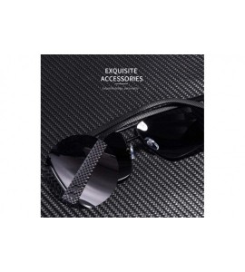 Aviator 2019 NEW DESIGN Men's Glasses Polarized Sunglasses Men Driving C1Matte Black - C4silver - CW18XQYWU9D $30.75