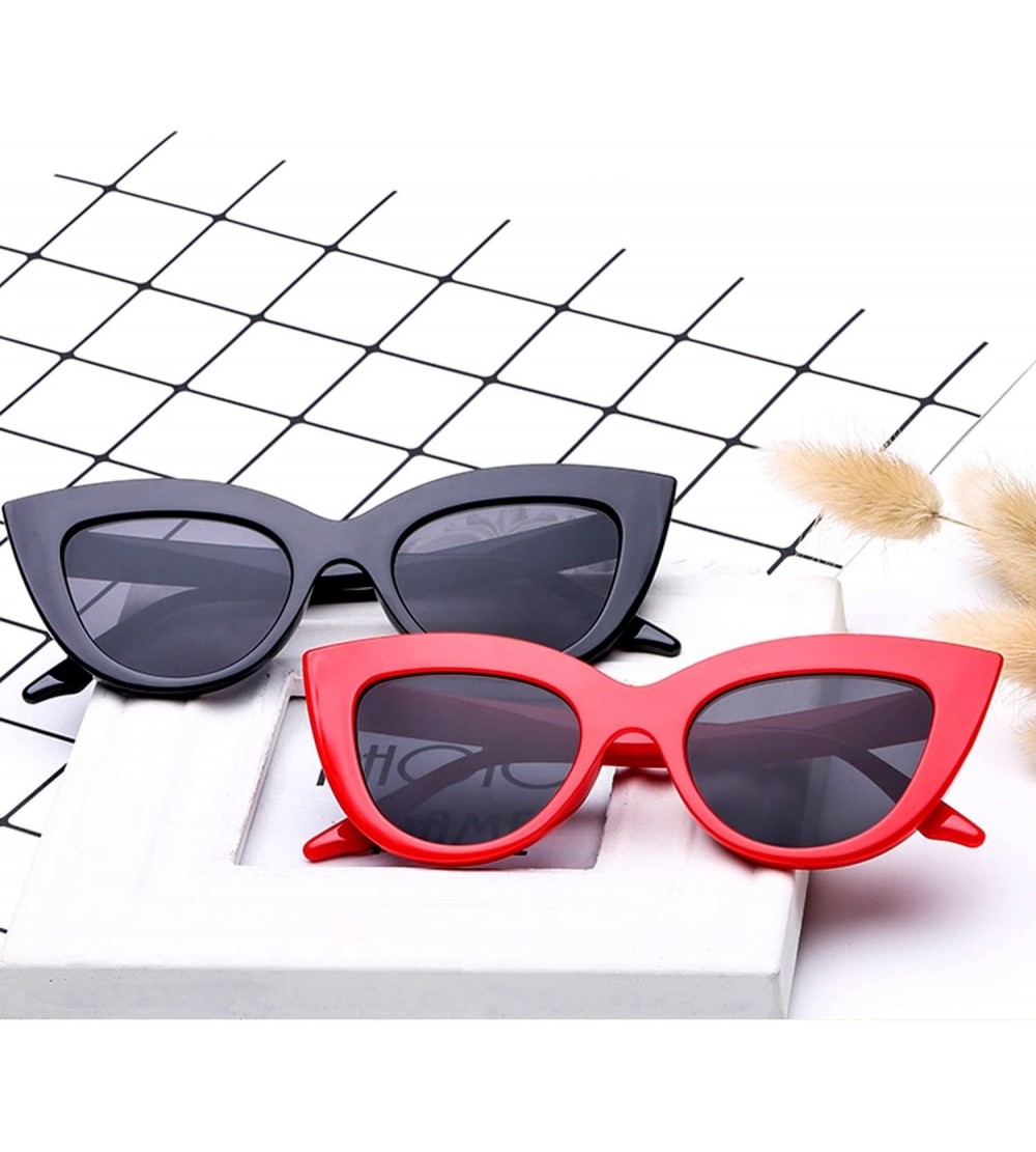 Cat Eye Cat Eye Lady Sunglasses Retro Mod Style Retro Sunglasses Casual Fashion Sunglasses (Color NO.2) - No.2 - CL197WYOUNL ...