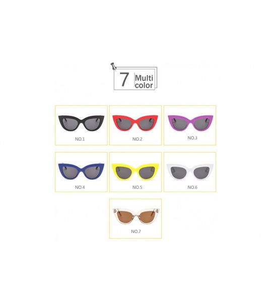 Cat Eye Cat Eye Lady Sunglasses Retro Mod Style Retro Sunglasses Casual Fashion Sunglasses (Color NO.2) - No.2 - CL197WYOUNL ...