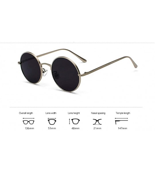 Oval sunglasses for women Oval Vintage Sun Glasses Classic Sunglasses - N05-gold-green - C018WAUGQZM $49.54