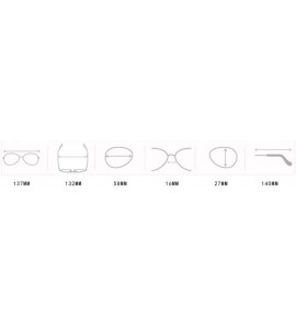 Oval Cat Eye Sunglasses for Women Men Vintage Oval Small Frame Sun Glasses Eyewear (H) - H - C11902Q8UOX $17.22