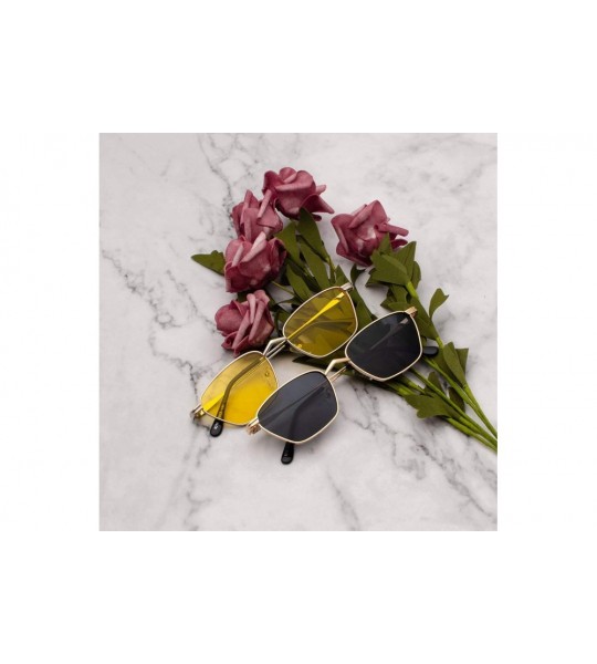 Wrap Metal Full Glasses Frame- Polarized Sunglasses Mirrored Lens Fashion Goggle Eyewear For Women Men Unisex Adults - CZ196H...