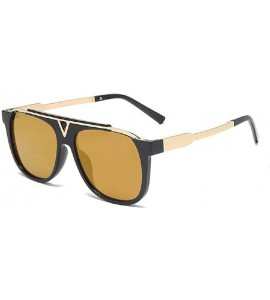 Square Luxury Sunglasses Vintage Glasses Eyewear - C9197SR92K4 $35.10