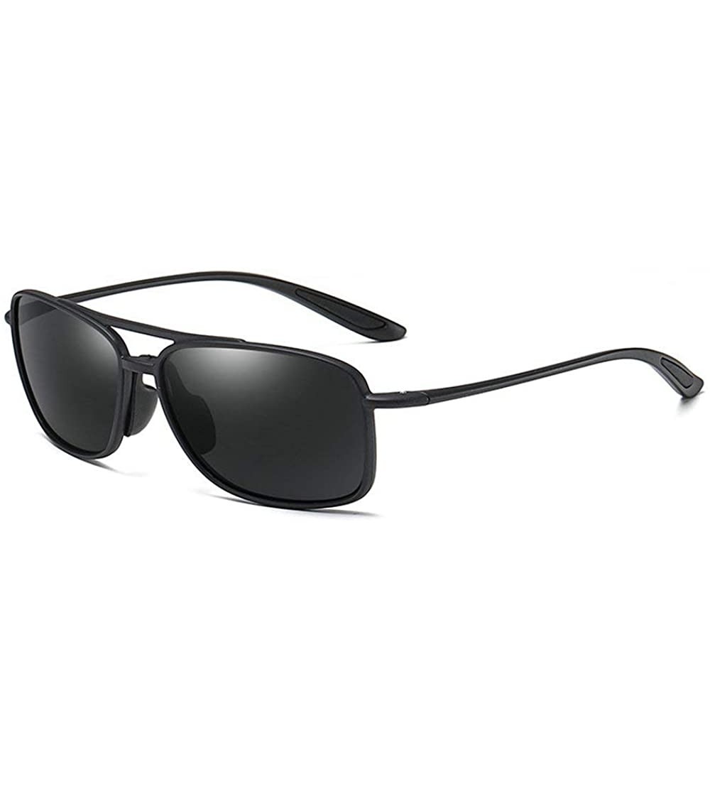 Square fashion custom TR90 myopia polarized sunglasses men driving fishing square frame polarized sunglasses - CG18X665WZR $3...