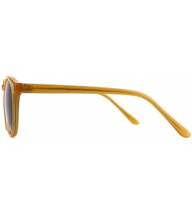 Cat Eye Classic Polarized Sunglasses for Women Cat Eye Design UV400 Protection Plastic Frame - Orange3 - CW18UAICR2Y $24.21