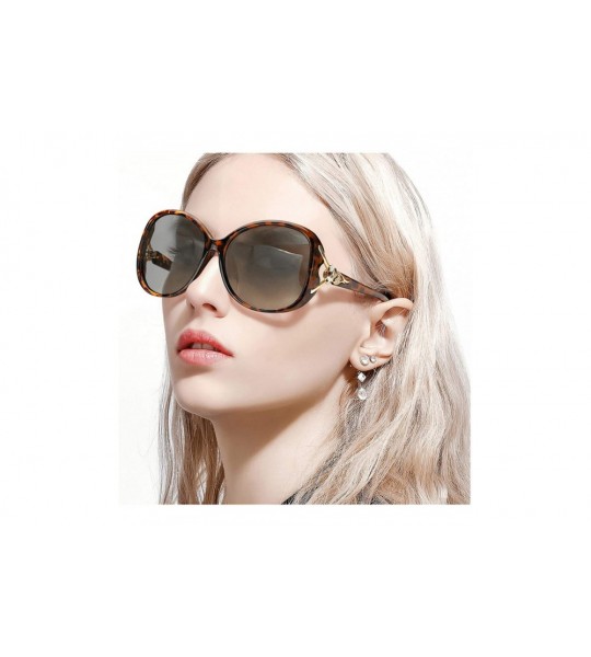 Wayfarer Oversized Sunglasses Polarized Protection - A7 Tortoiseshell Frame/ Grey Polarized Lens Oversized Sunglasses - CH18S...