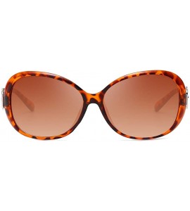 Wrap Polarized Sunglasses for Women and Men - UV Protection Ladies Shades Vintage Sun Glasses - B - C7190L23RUQ $19.04