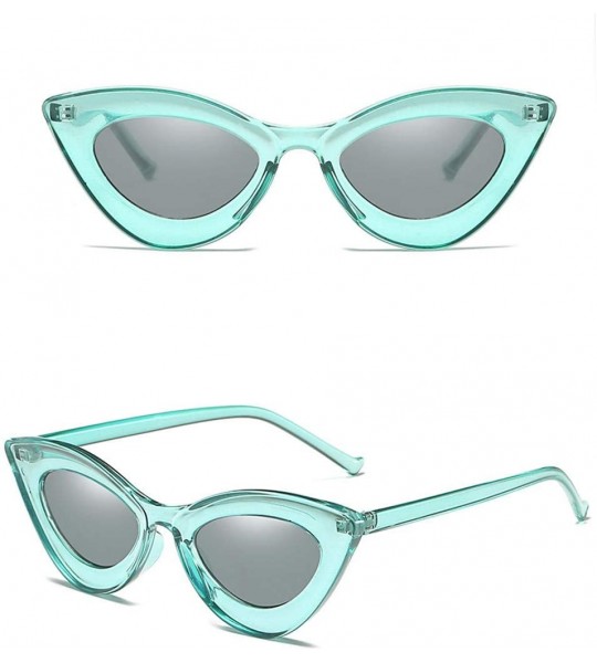 Oversized Sunglasses Oversize Glasses Vintage - Green - CI18UNXHLO0 $19.34
