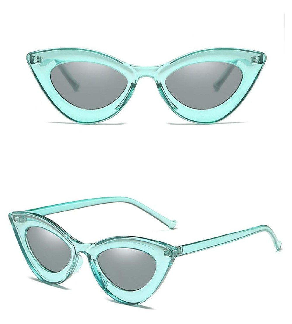 Oversized Sunglasses Oversize Glasses Vintage - Green - CI18UNXHLO0 $19.34