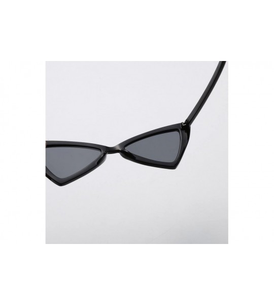 Square Glasses- Women Vintage Cateye Frame Shades Acetate Frame UV Sunglasses - 9131d - CH18RS5LDNY $17.90