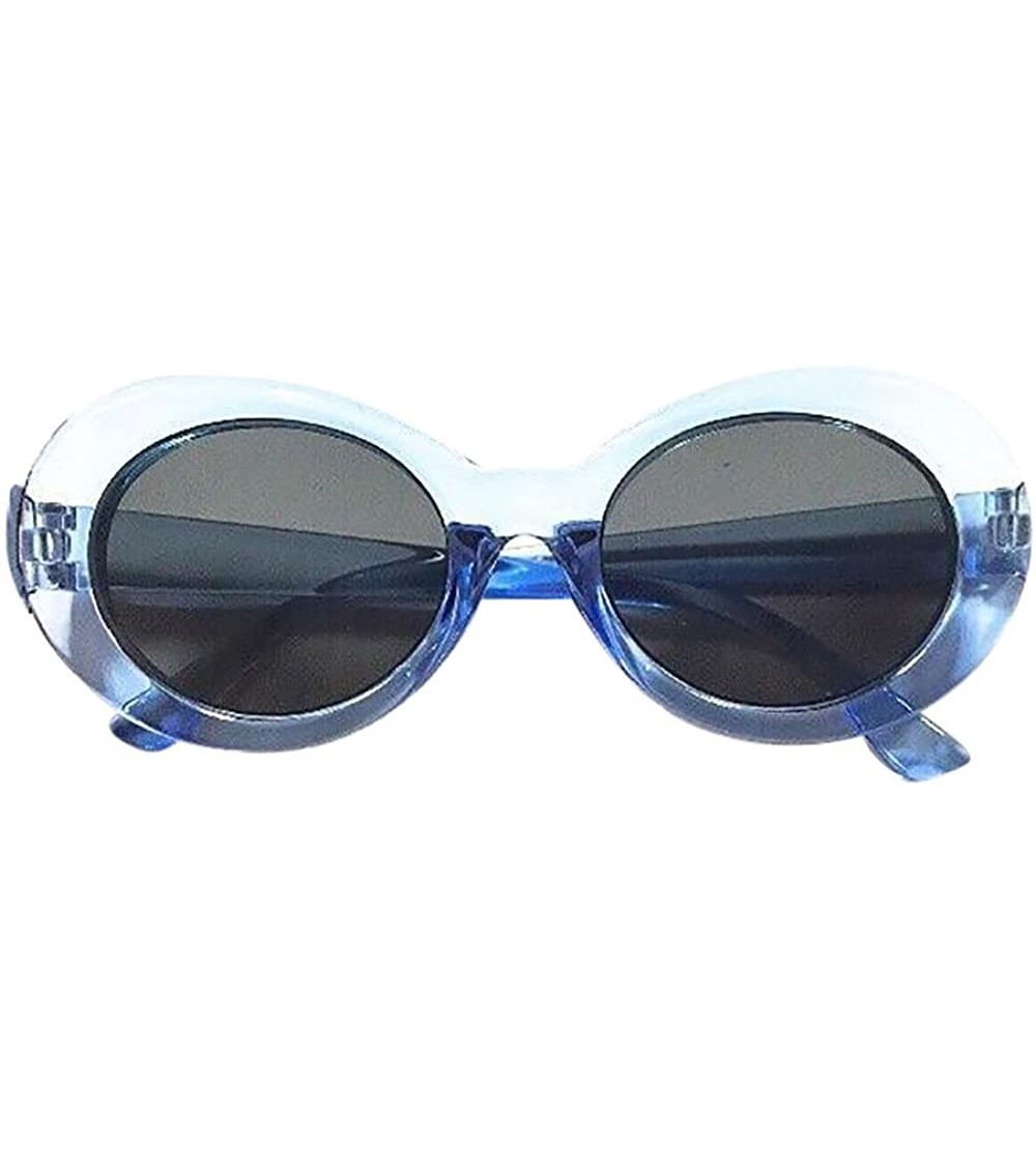 Goggle 1 Pair Sunglasses OF Retro Vintage Clout Goggles Unisex Rapper Oval Shades Grunge Glasses - Multicolor F - CZ190RI0RXN...