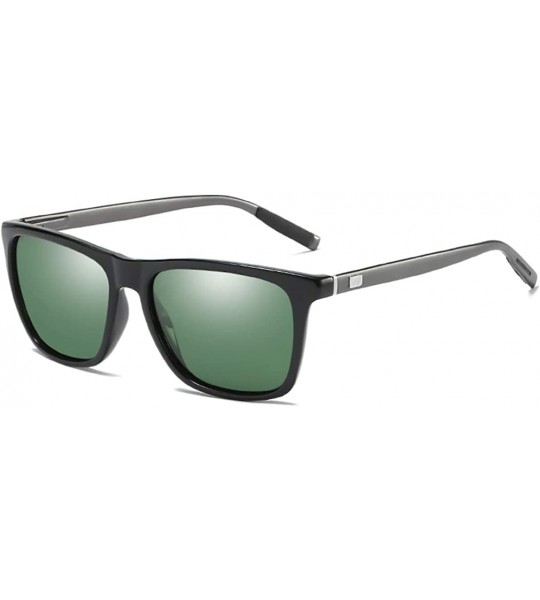 Oval Polarized Dark Lens 100% UV Blocking Elastic Width Lightweight Sunglasses for Women Men - Green - CN18QLNOOHH $20.20