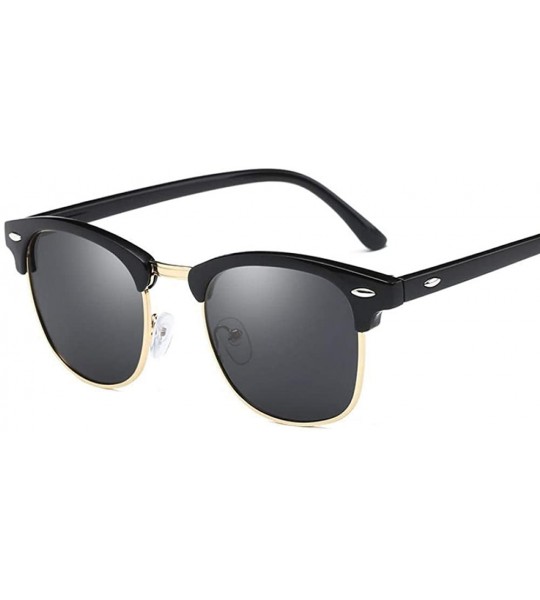 Semi-rimless 2019 New Fashion Semi Rimless Polarized Sunglasses Men Women Brand Designer A2 - C3 - C718Y3N7URD $17.04