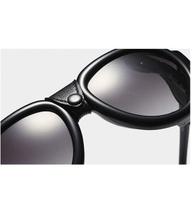 Shield Steampunk Sunglasses Retro Round - Women Men Vintage Eyewear with Leatherwear side shields - Personality - C7193LE92NG...