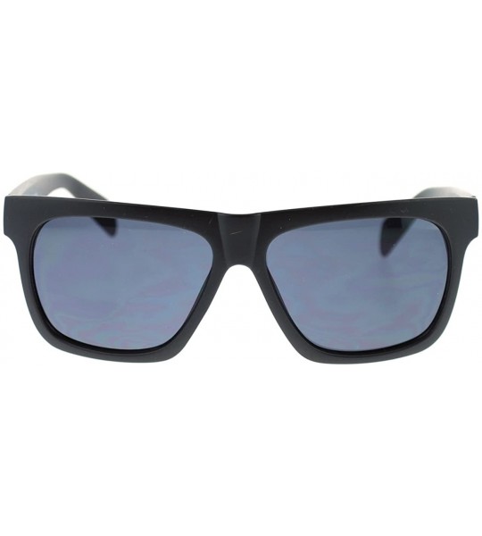 Square KUSH Matte Black Square Frame Sunglasses Unisex Fashion - Red - CB11TQ3CBWJ $19.62