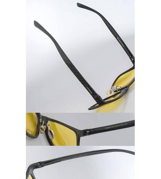 Goggle Night Time Driving Glasses Anti Glare Polarized Night Vision Sunglasses - Color G - C118ASGNUKY $43.38