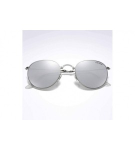 Oversized Unisex Polarized Folding Rimless Sunglasses UV400 Lens Glasses - Gray - C719033TLIR $38.15