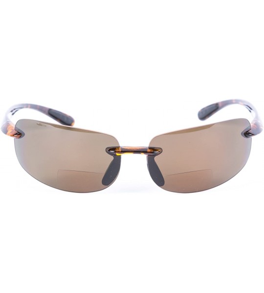 Rectangular Lovin Sport Polarized Bifocal Sunglasses - Polarized - Black/Tortoise - C81236AIYM7 $84.53