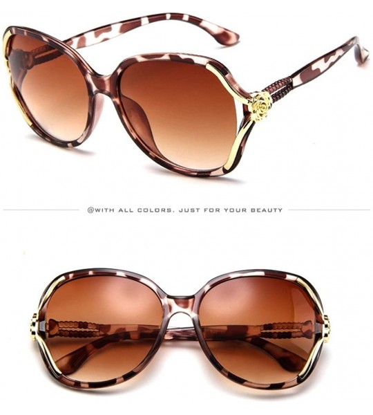 Round Mens Womens Rose Big Frame Retro Vintage Sunglasses Eyeglasses - B - C61945C4O7X $16.73