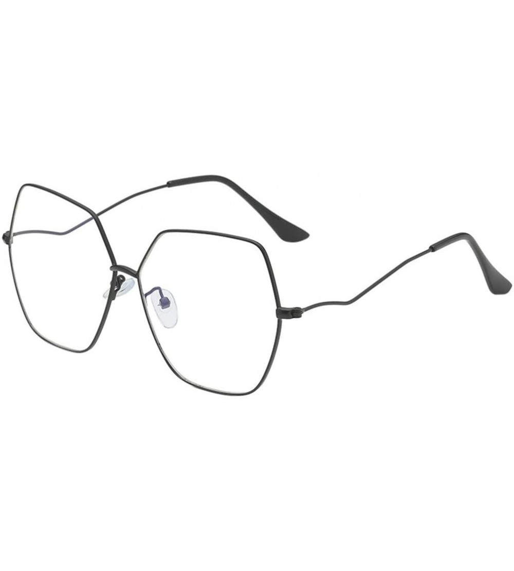 Rectangular Sunglasses Irregular Glasses Eyewear - I - CG18UEHZ729 $22.85