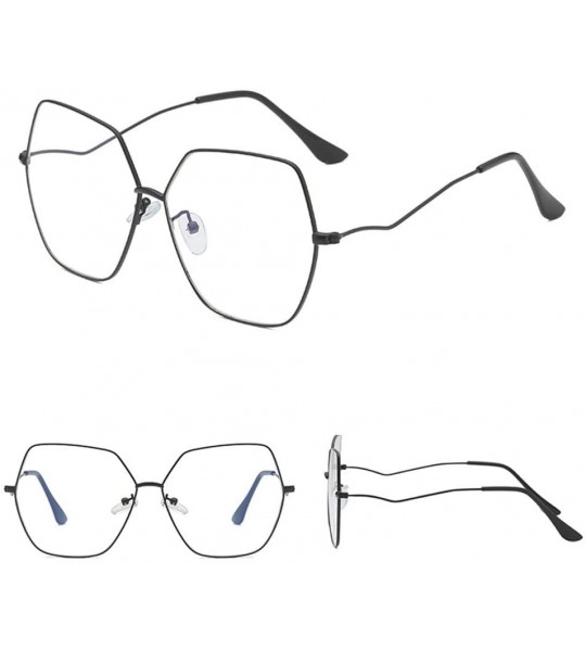 Rectangular Sunglasses Irregular Glasses Eyewear - I - CG18UEHZ729 $22.85