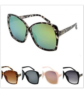 Goggle Oversized Sunglasses For Women/Men Square Butterfly Sun Glasses UV400 Protection - CS18W0L6KZX $20.75