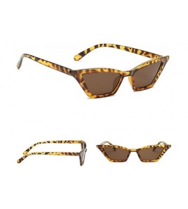Goggle Sunglasses Cat Eye Goggles Vintage Eyewear Glasses for Women and Men(Brown Lens) - CR18EG57S55 $18.48