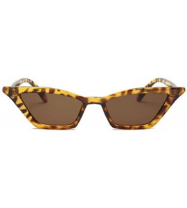 Goggle Sunglasses Cat Eye Goggles Vintage Eyewear Glasses for Women and Men(Brown Lens) - CR18EG57S55 $18.48