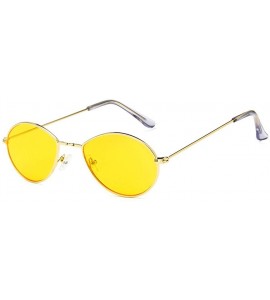 Oversized Sunglasses Water Drop Shaped Cat Eye Sunglasses Women Men Red Yellow Lens Glasses Cute - C3 - C018TUX2CH9 $43.87