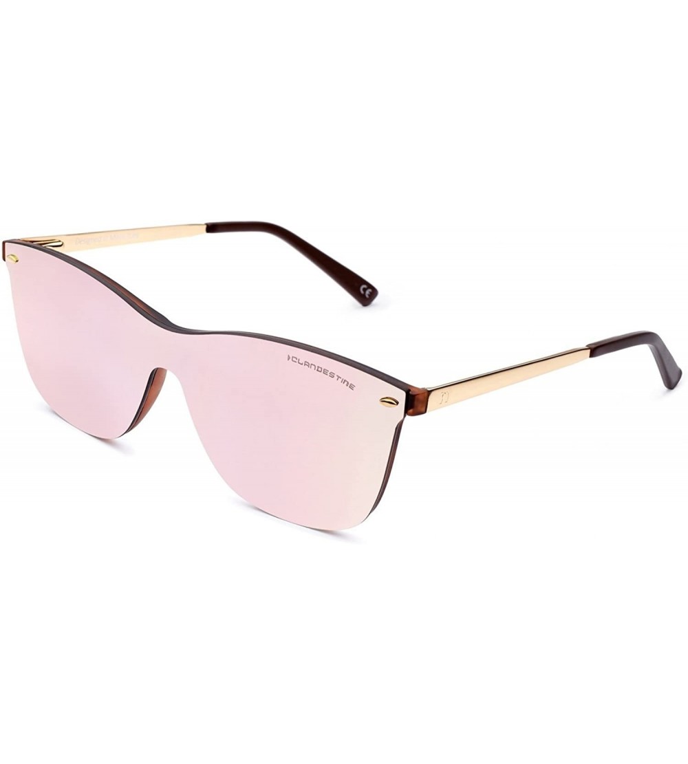 Round Loop - Men & Women Sunglasses - Way Habana - Pink / Before $59.95 - Now 20% Off - CH18EWMOW54 $78.00