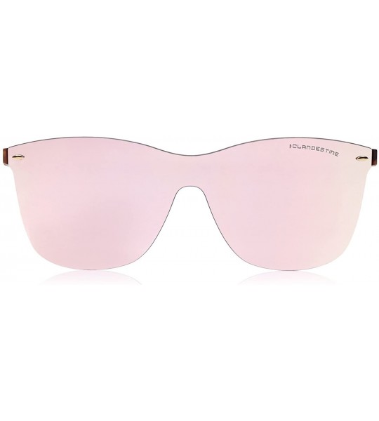 Round Loop - Men & Women Sunglasses - Way Habana - Pink / Before $59.95 - Now 20% Off - CH18EWMOW54 $78.00