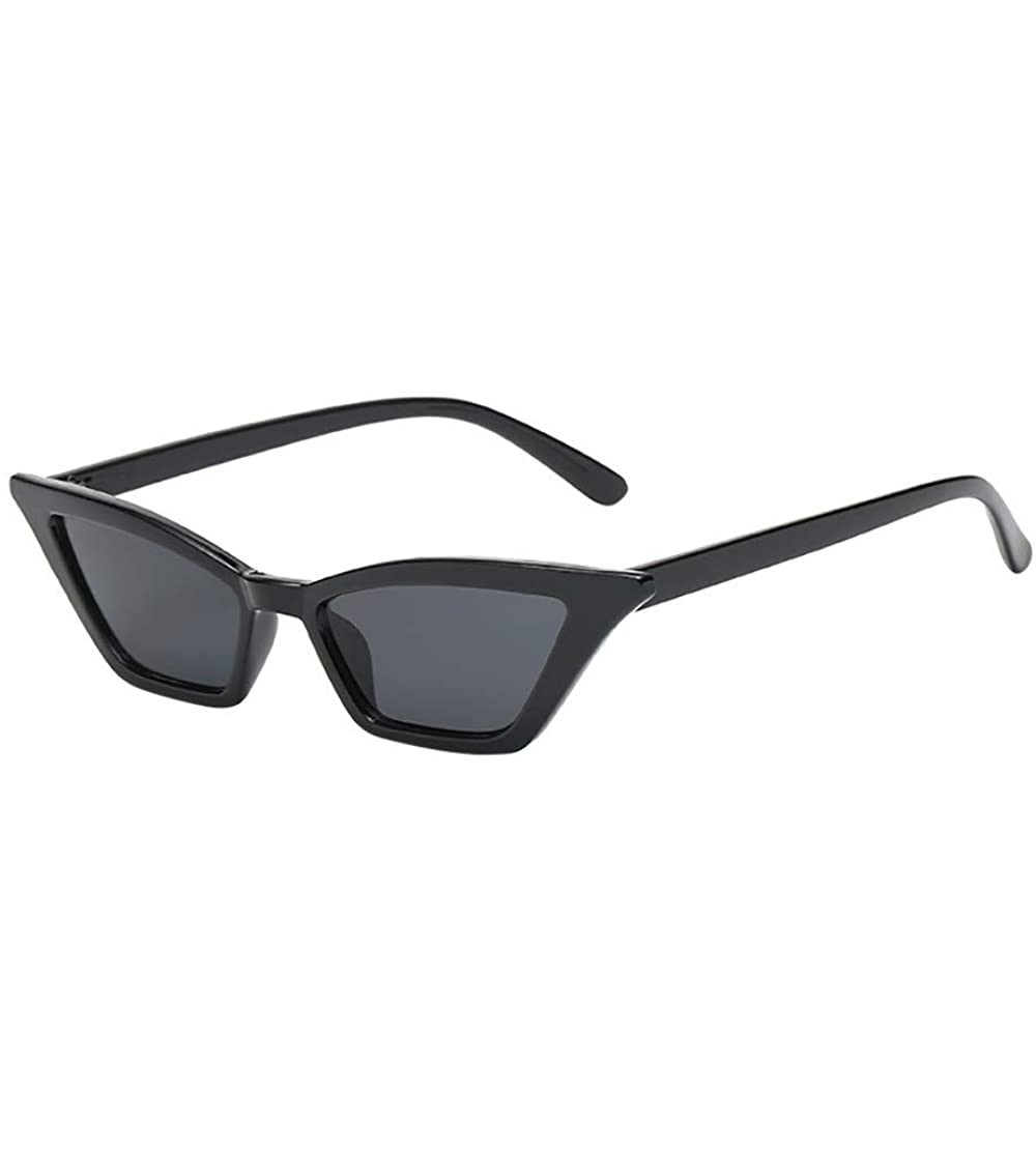 Cat Eye Vintage Polarized Sunglasses Glasses Activity - D - CP18YRAG7Y3 $12.89