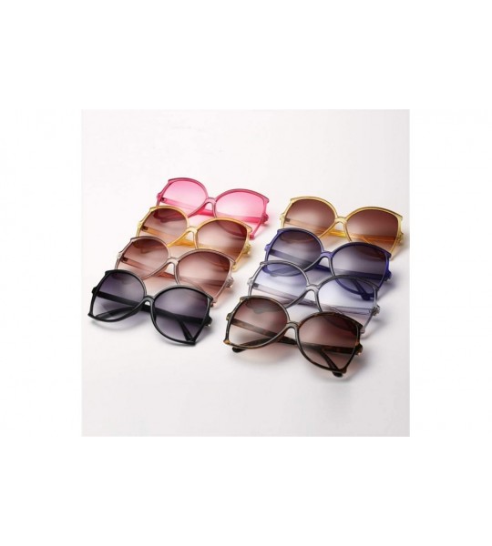 Oversized Oversize Butterfly Sunglasses Women Big Fishtail Frame Sun Glasses Men 2020 Retro Eyewear for Female UV400 - CB199Q...
