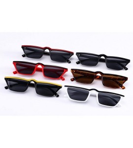 Square Classic Style Sunglasses with Polarized Lenses for Men or Women - Black - CU18C3TR55O $18.97