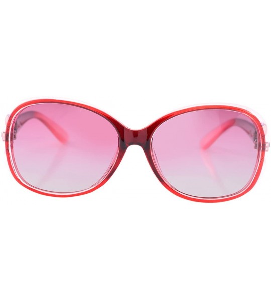 Oval Vintage Small Oval Steampunk Sunglasses Metal Frame UV400 Lens Gothic Style Shades - Red - C818HCNTYL3 $17.11