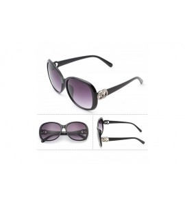 Oversized Polarized Sunglasses Glasses Protection Driving - Black - CV18TQKC0OC $29.64